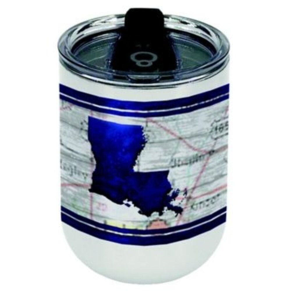 Louisiana 18 Oz. Stainless Steel Tumbler with Lid